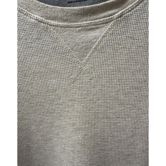 FALLS CREEK Men’s Beige Pullover Long Sleeved Shirt Size XXL - Picture 3 of 11